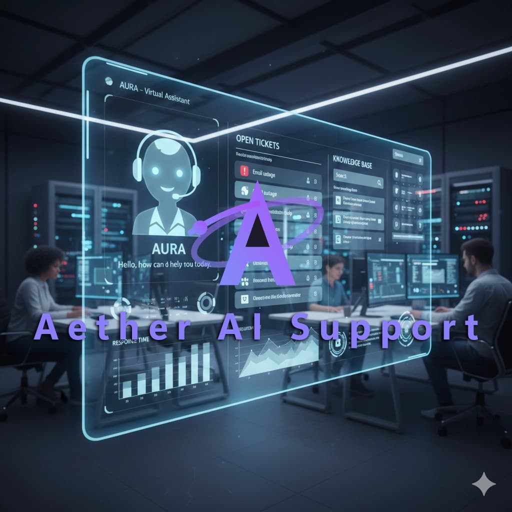 Aether AI Support - Enterprise AI customer support platform with RAG technology and real-time collaboration