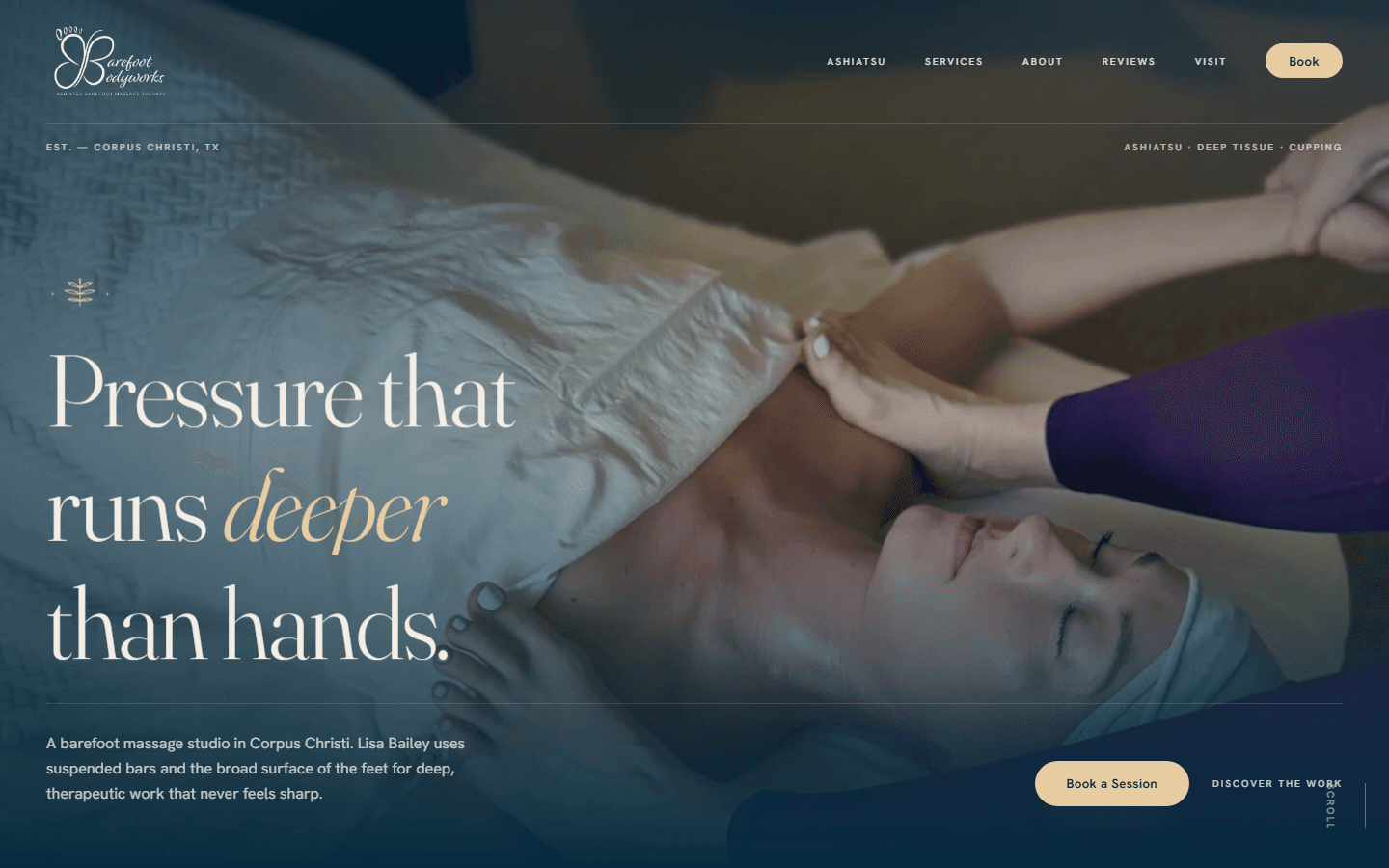 Barefoot Bodyworks website