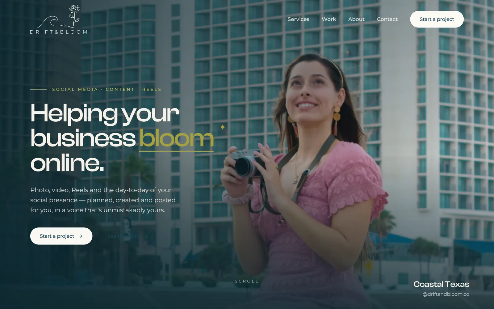 Drift & Bloom website